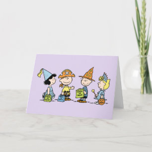 Carte Peanuts Halloween Trick or Treaters