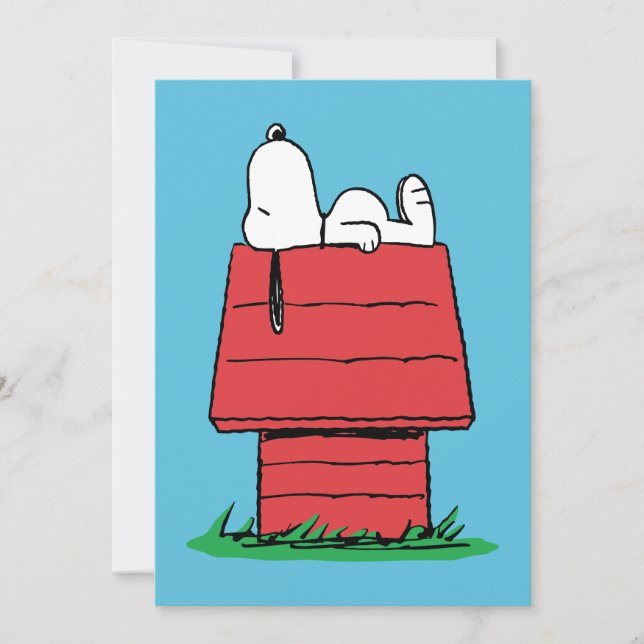 Carte Peanuts | Snoopy fait la sieste (Devant)