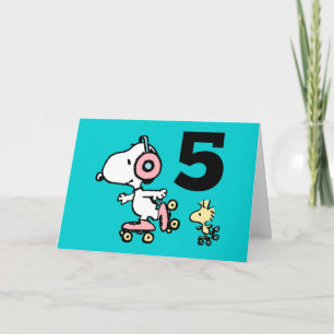 Carte PEANUTS Snoopy Joyeux anniversaire