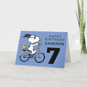 Carte PEANUTS Snoopy Joyeux anniversaire