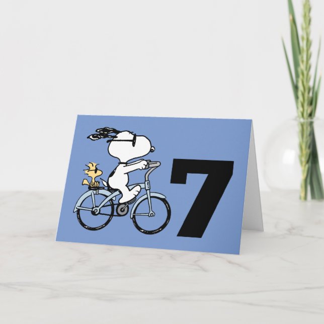 Carte PEANUTS | Snoopy Joyeux Anniversaire (Devant)