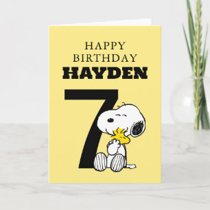 Carte PEANUTS Snoopy Joyeux anniversaire