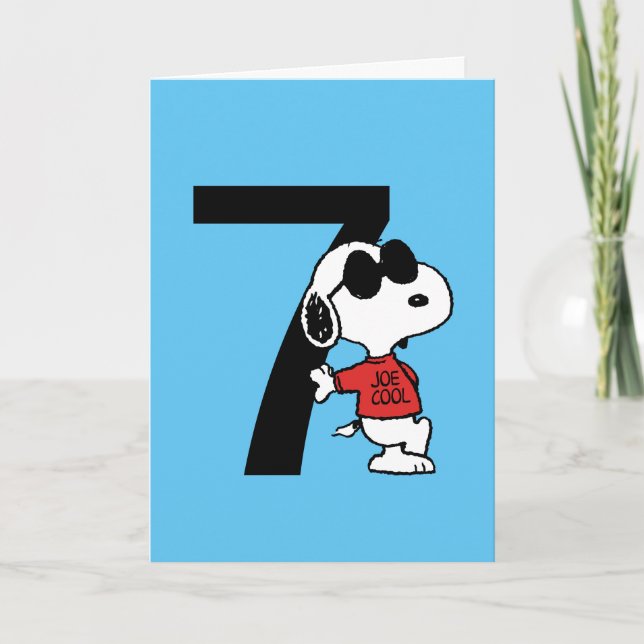 Carte PEANUTS | Snoopy Joyeux Anniversaire (Devant)