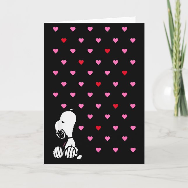 Carte Peanuts Valentine Hearts  (Devant)