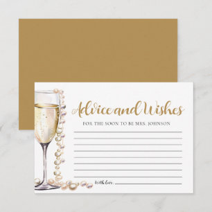 Carte Pearl et Prosecco Bridal Advice and Wives