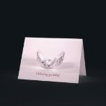 Carte pearl in seashell birthday<br><div class="desc">Single pearl in seashell with blush pink color for friend's birthday</div>