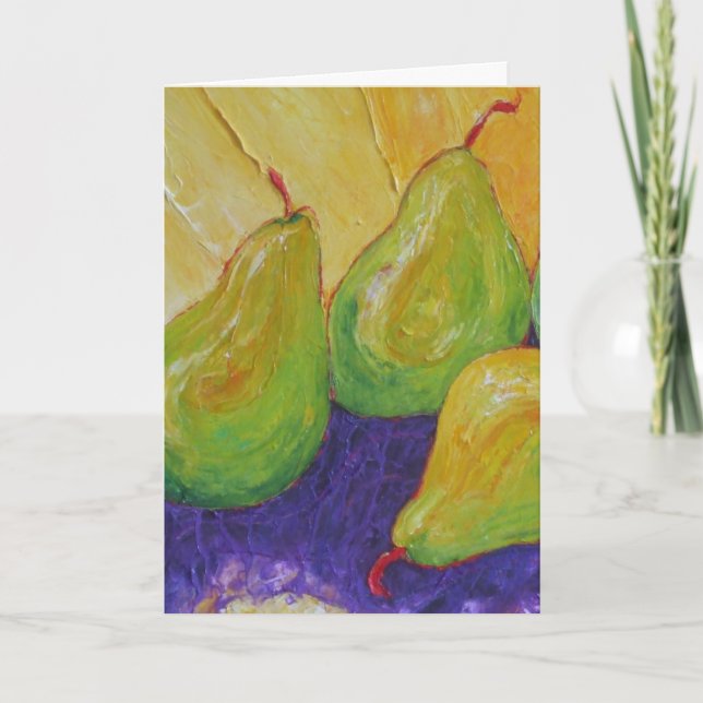 Carte Pears Your Welcome Card (Devant)