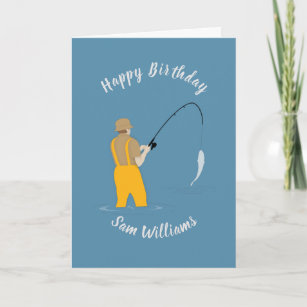 Cartes Peche Mouche D Anniversaire Zazzle Fr