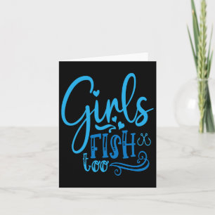 Carte Pêche à la chasse pour les filles