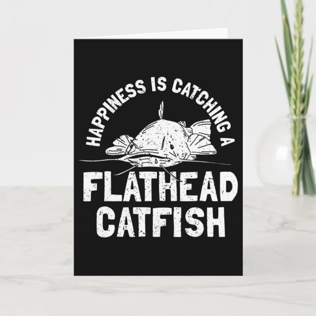 Carte Pêche au poisson-chat à tête plate - Poisson-chat (Devant)