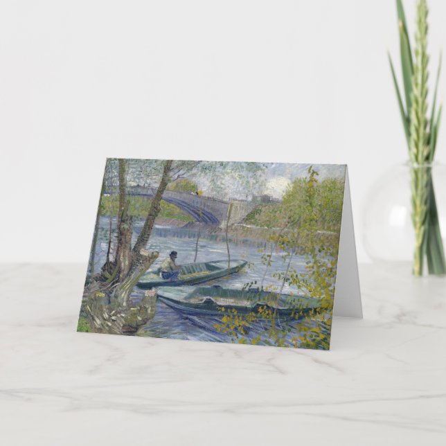 Carte Pêche au printemps | Vincent van Gogh (Devant)