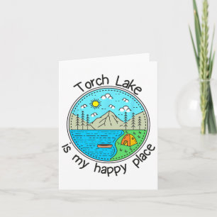 Carte Pêche Bateau Camping - My Happy Place Torch Lak