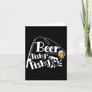 Carte Pêche de la bière pêche amusante Pêche Alcool Love
