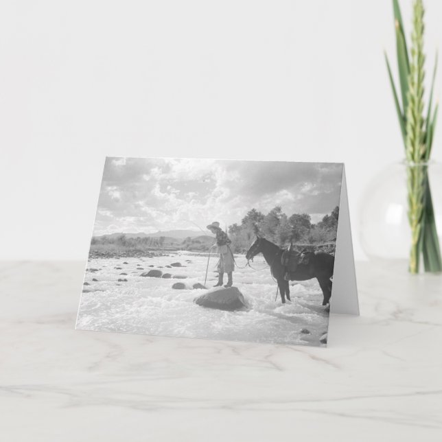 Carte Pêche de mouche de Frances Phelps Belden (Devant)