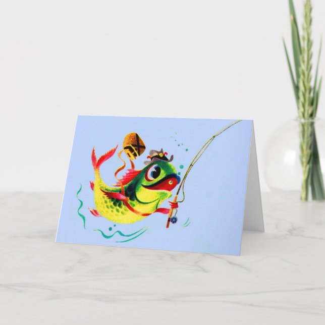 Carte Pêche du poisson dans les années 1940 (Devant)