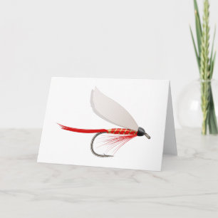 Carte Pêche du rouge de mouche sèche