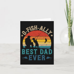 Carte Pêche Meilleur Papa De Tous Les Temps Ofishally Pê