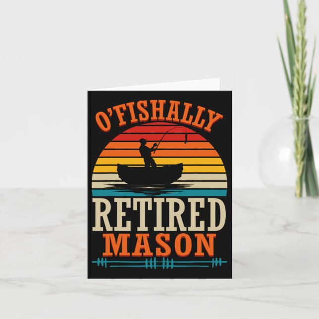 Carte Pêche O'Fishally Retraité Mason (Devant)