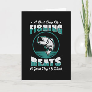 Carte Pêche Poisson Amour Pêcheur Pêche Rod Drôle Drôle 