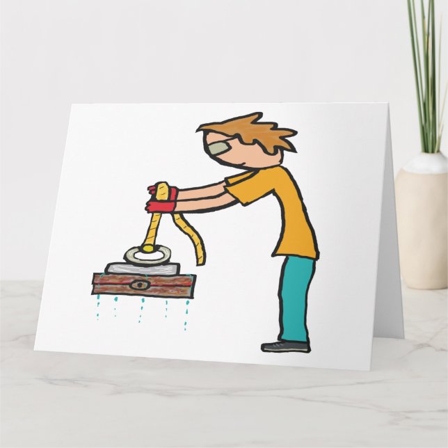 Carte Pêche sur aimant (Devant)