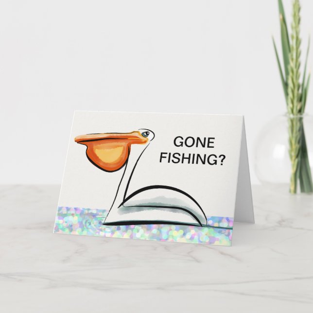 Carte Pêche terminée - la meilleure chance pour votre re (Devant)