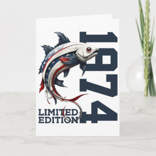 Carte Pêcheur 52e anniversaire pêche édition limitée 197
