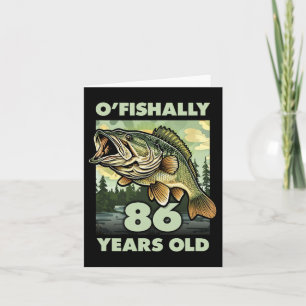 Carte Pêcheur de 86 ans O'fish 86 Pêche 86e B