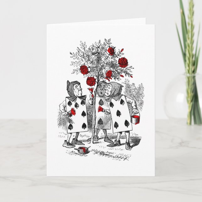 Carte Peindre le rouge Rose (Devant)