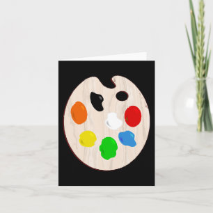 Carte Peintre Artiste Peinture Palette Halloween Costume
