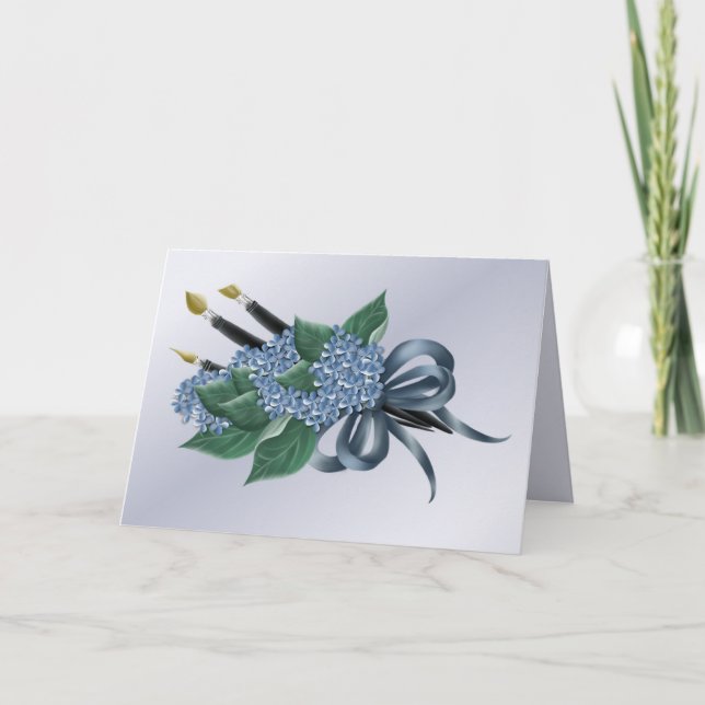 Carte Peintres Anniversaire (Devant)