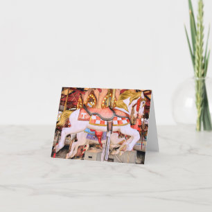 Carte Peinture à l'huile de cheval du carrousel du Tenne