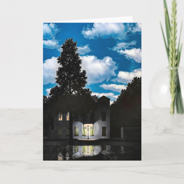 Carte peinture artistique de Rene Magritte (Devant)