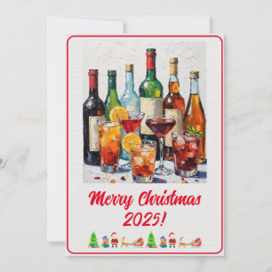 Carte Peinture artistique personnalisée de boissons de f