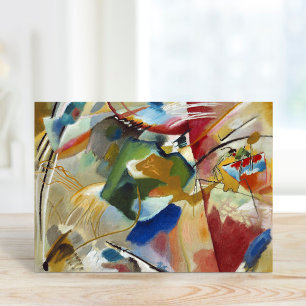 Carte Peinture avec Centre Vert   Kandinsky