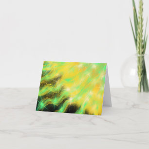 Carte Peinture d'art chrétien moderne Gold Aqua Starburs