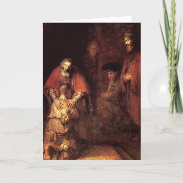 Carte Peinture d'art de Rembrandt (Devant)
