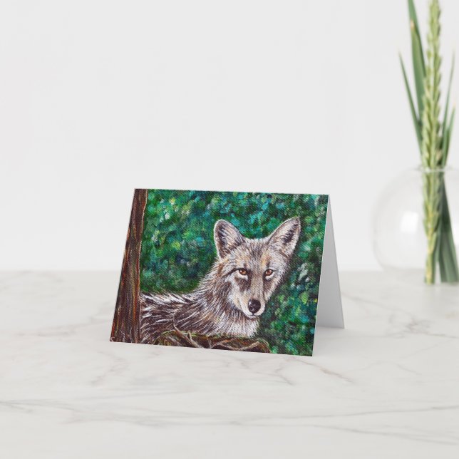 Carte Peinture de jardin Coyote (Devant)