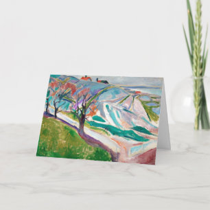 Carte Peinture de paysage Edward Munch Art expressionnis