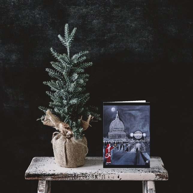 Carte Peinture de Santa à Londres par Alfred Fox (Créateur téléchargé)