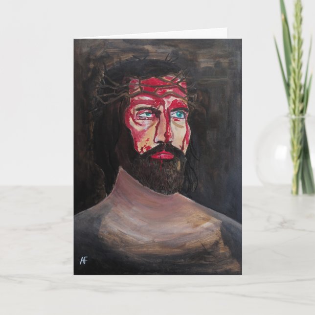 Carte Peinture du Sang du Christ par Alfred Fox (Devant)