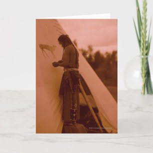 Carte Peinture du signe de sa médecine