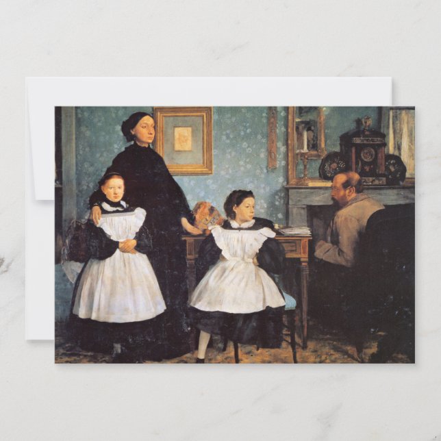 Carte Peinture Edgar Degas, Famille Bellelli (Devant)