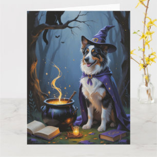 Carte Peinture fantaisiste d'Halloween de Berger Austral