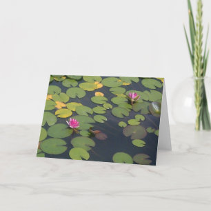 Carte Peinture Lilypad Pond