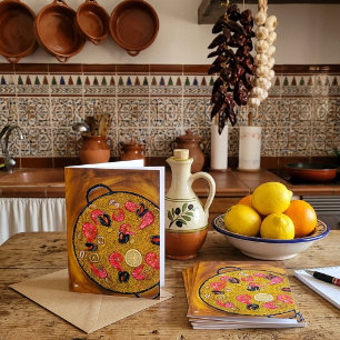 Carte Peinture Paella De Marisco par Alfred Fox