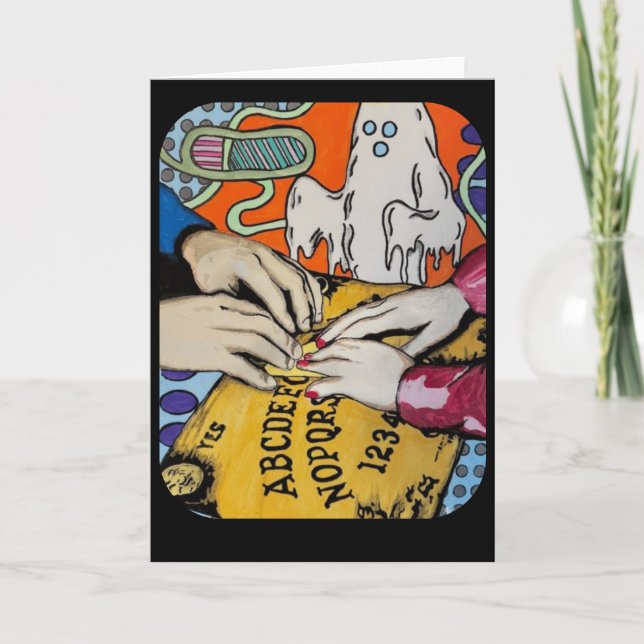 Carte Peinture "Spirit Board Whispers" sur une (Devant)