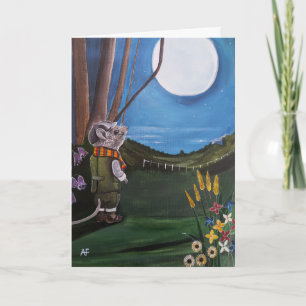 Carte Peinture « Wishing Upon The Moon » d'Alfred Fox