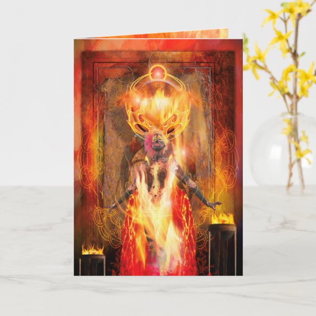 Carte PELE the Fire Goddess Card (Fleur jaune)