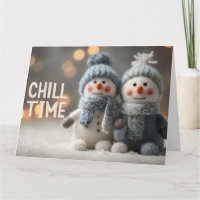 Peluches de bonhomme de neige mignons avec chapeau