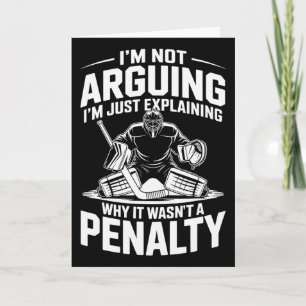 Carte Pénalité de hockey, joueur entraîneur de hockey su